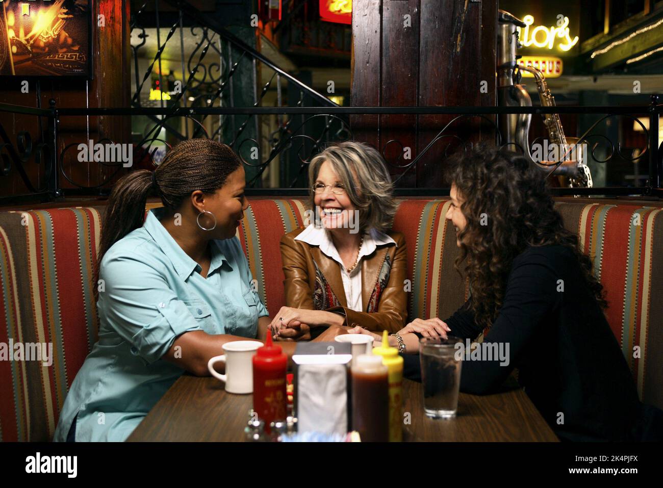 QUEEN LATIFAH, DIANE KEATON, KATIE HOLMES, MAD MONEY, 2008 Stock Photo