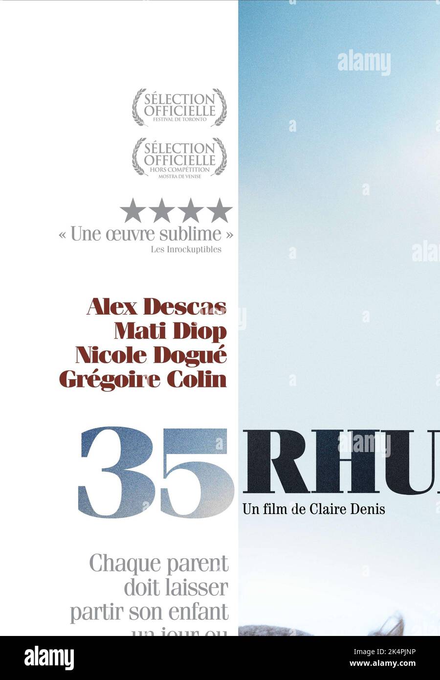 ALEX DESCAS, MATI DIOP POSTER, 35 SHOTS OF RUM, 2008 Stock Photo Alamy