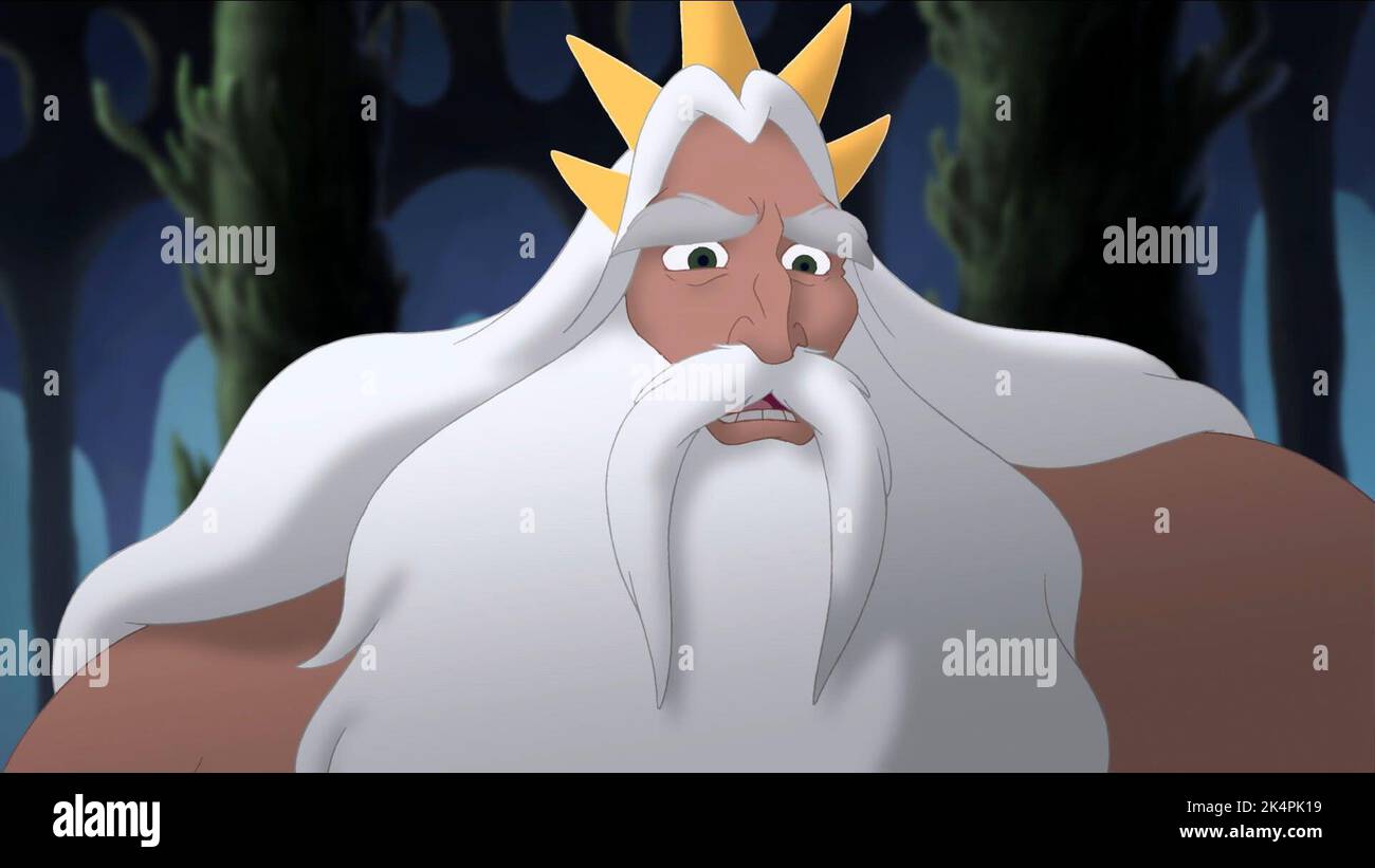 KING TRITON, THE LITTLE MERMAID ARIEL'S BEGINNING, 2008 Stock Photo