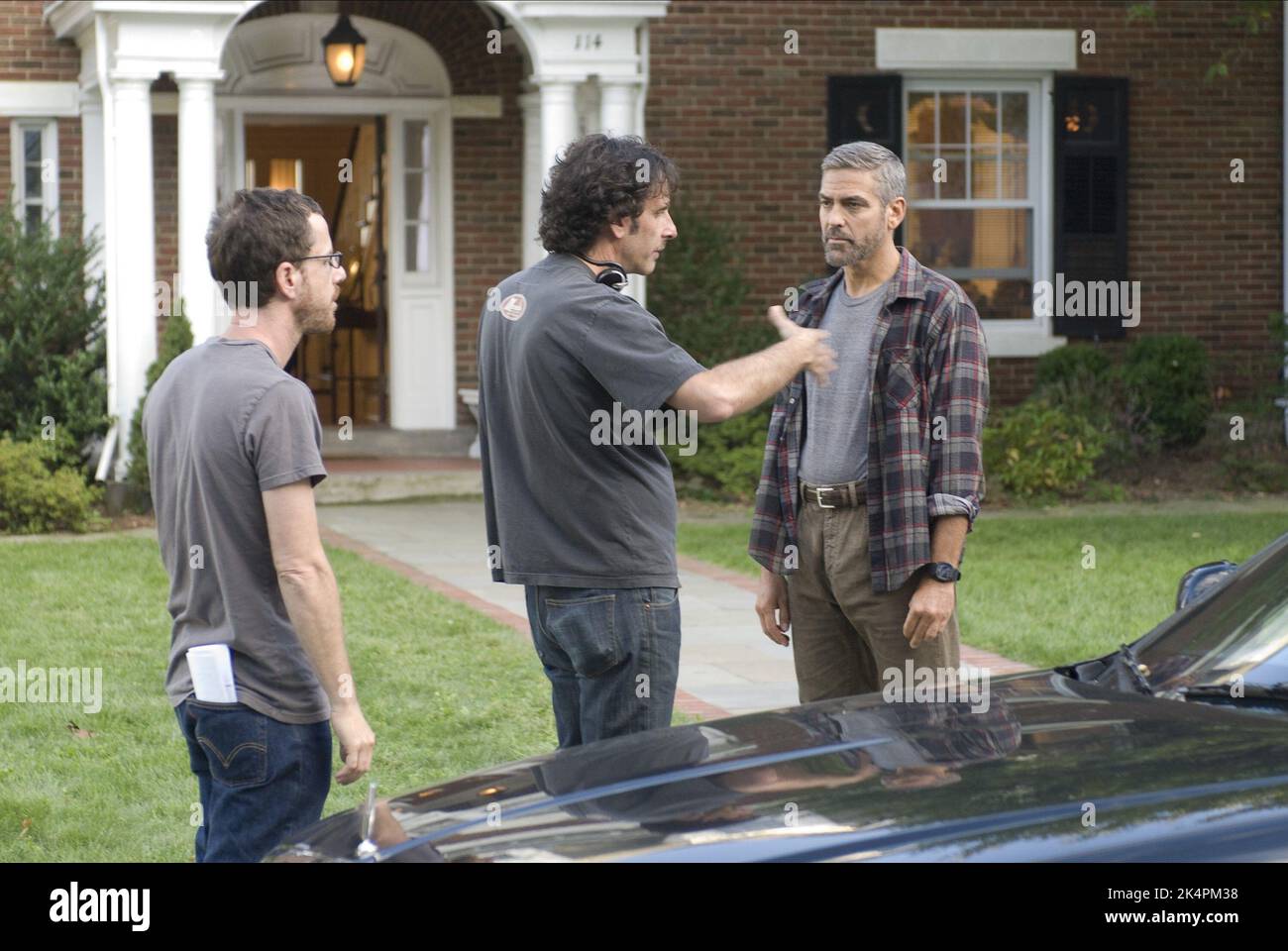 ETHAN COEN, JOEL COEN, GEORGE CLOONEY, BURN AFTER READING, 2008 Stock Photo