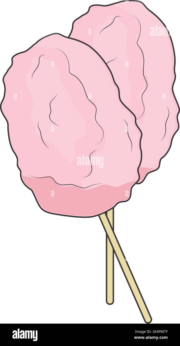 Pink cotton candy background Stock Vector Images - Alamy