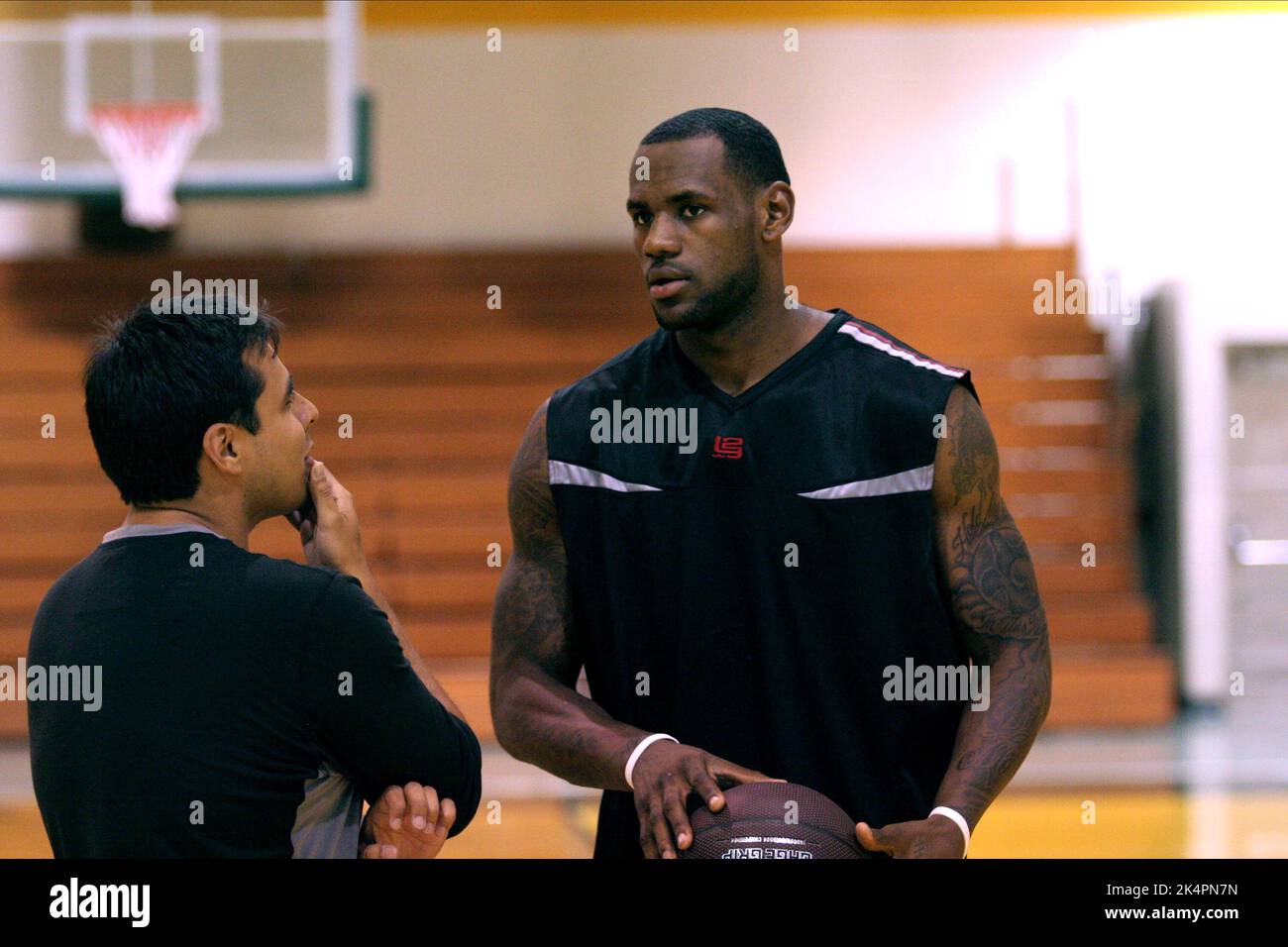 LeBron James - LeBron with Coach Dru and Willie McGee at the MTAG event in  LA.