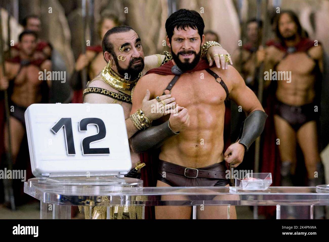 DAVITIAN,MAGUIRE, MEET THE SPARTANS, 2008 Stock Photo