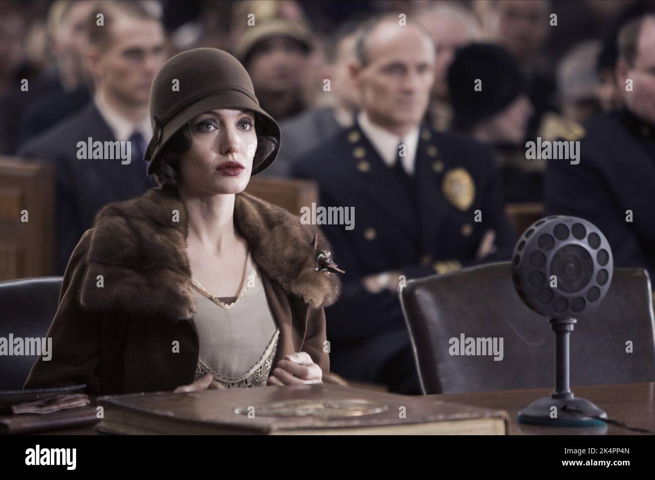 Angelina Jolie as Christine Collins in a dramatic scene from Changeling