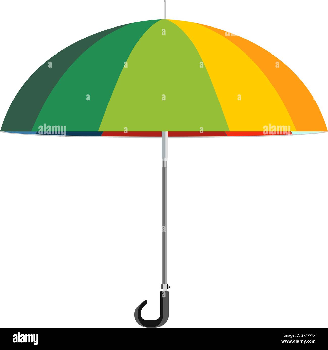 Colorful umbrella white background Stock Vector Images - Alamy
