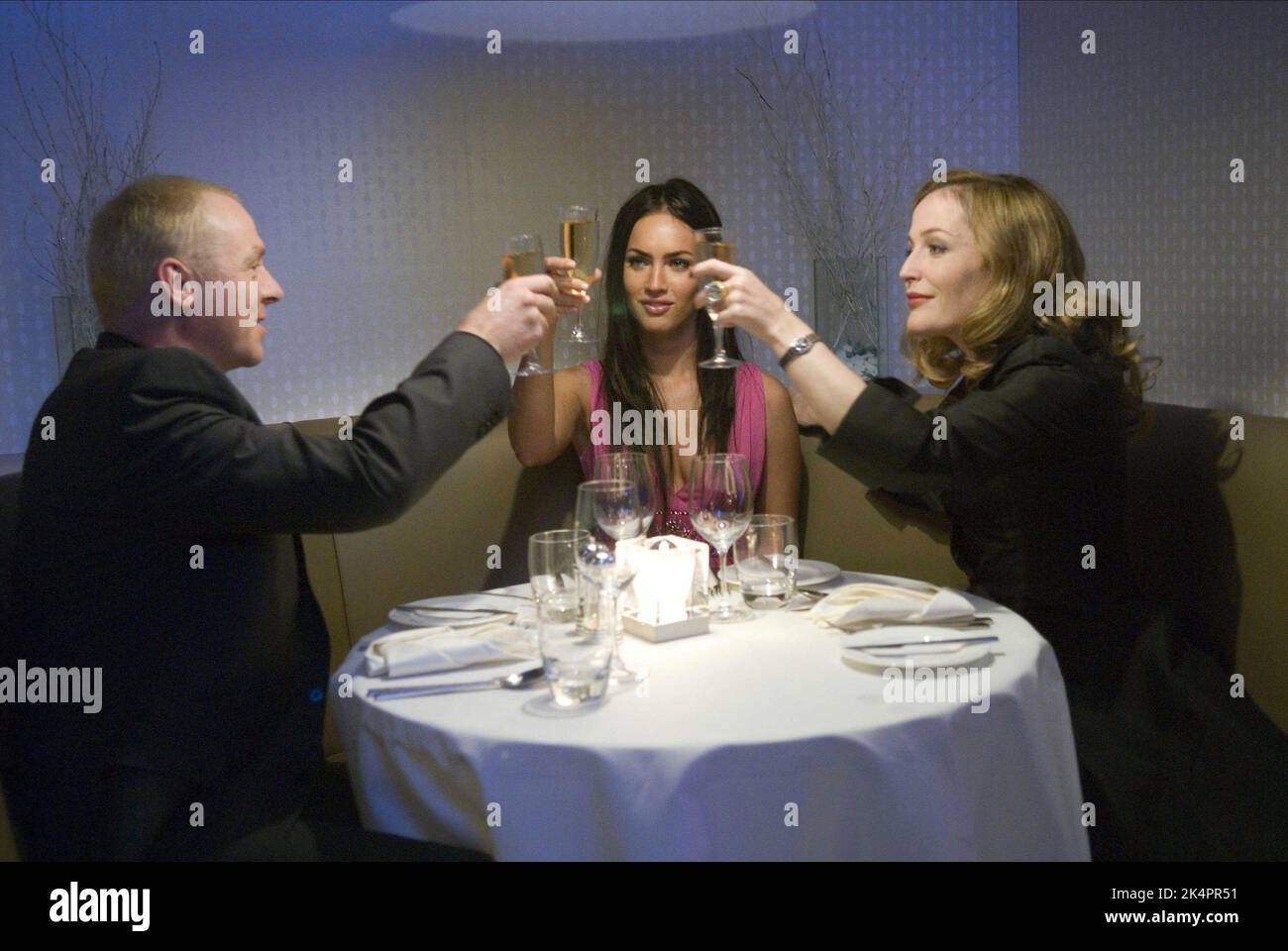 PEGG,FOX,ANDERSON, HOW TO LOSE FRIENDS and ALIENATE PEOPLE, 2008 Stock Photo