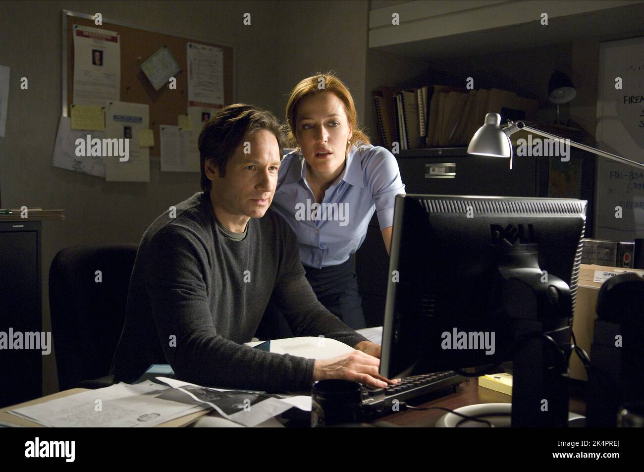 DUCHOVNY,ANDERSON, THE X FILES: I WANT TO BELIEVE, 2008 Stock Photo