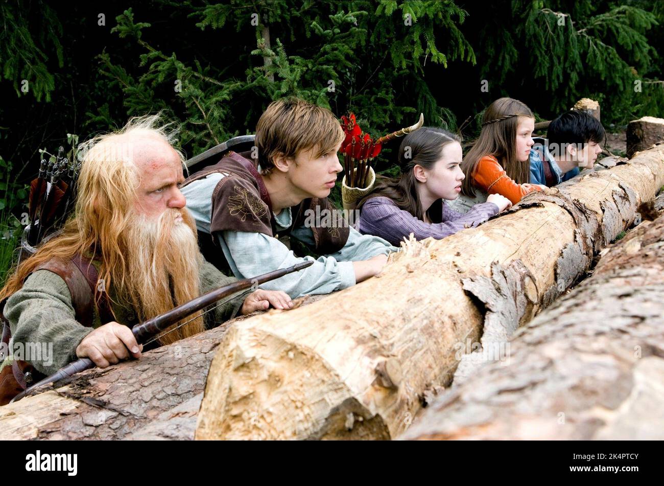 DAVIS,MOSELEY,POPPLEWELL,HENLEY,KEYNES, THE CHRONICLES OF NARNIA: PRINCE CASPIAN, 2008 Stock Photo