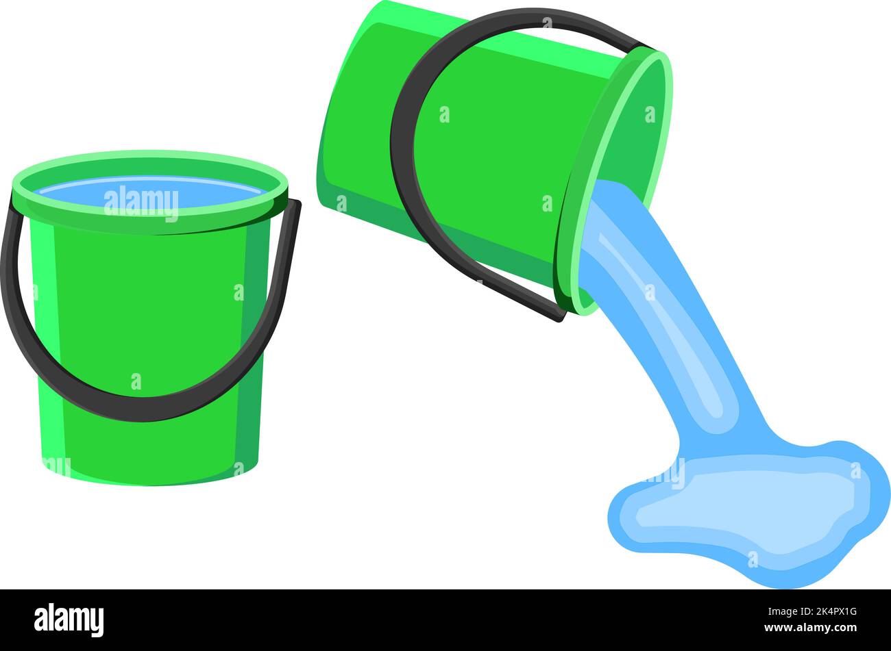 Old buckets Stock Vector Images Alamy