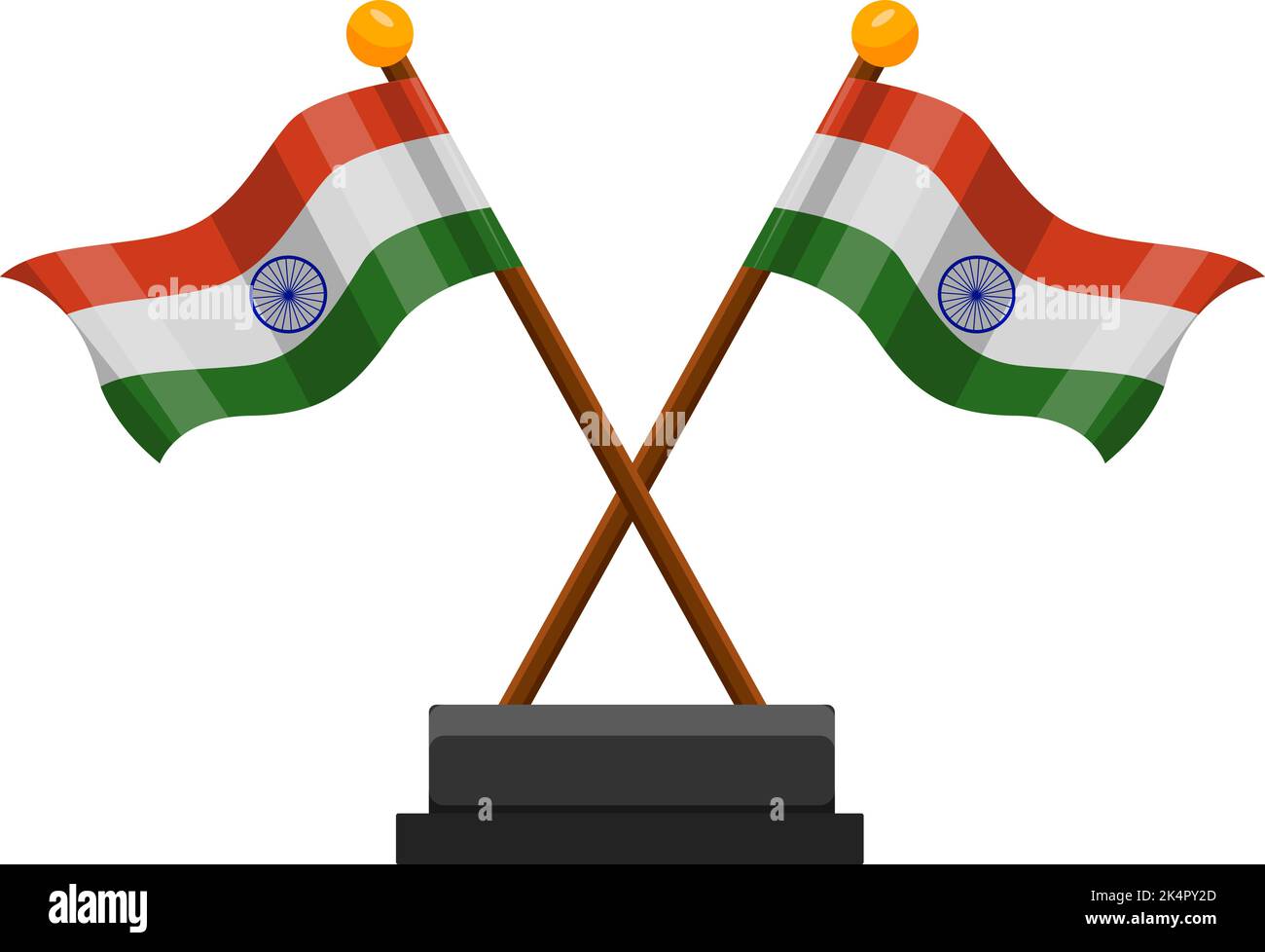 Two indian flag Stock Vector Images - Alamy