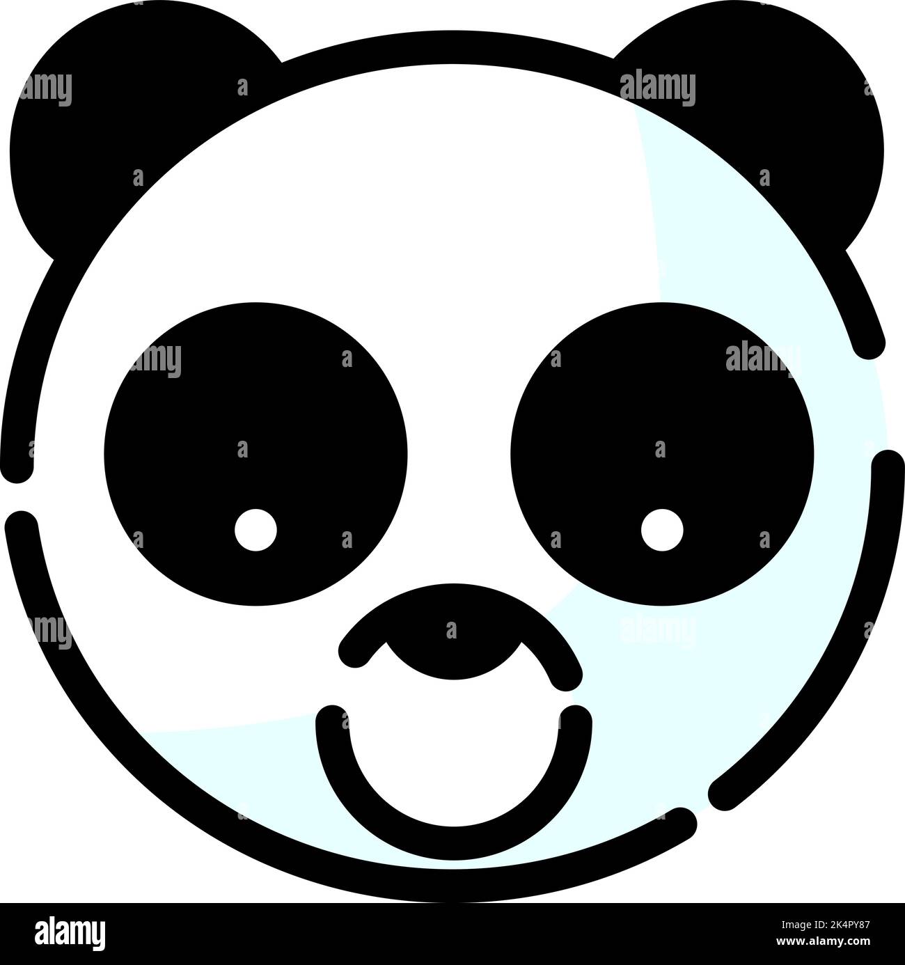 Panda In Vector Panda bear illustration Stock Vector Images - Alamy