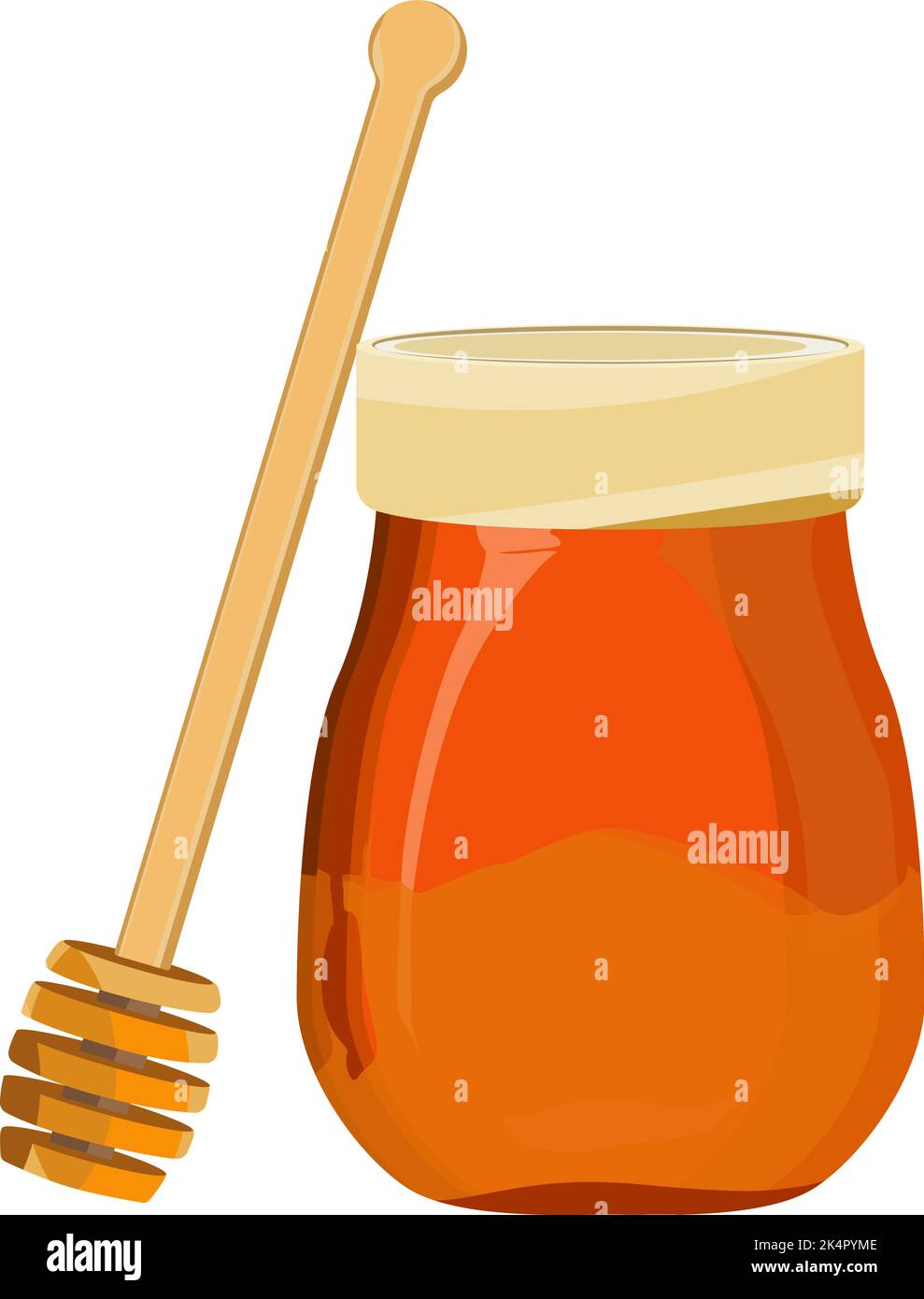 Honey Jar Illustration Vector On A White Background Stock Vector honey-jar-illustration-vector-on-a-white-background-stock-vector