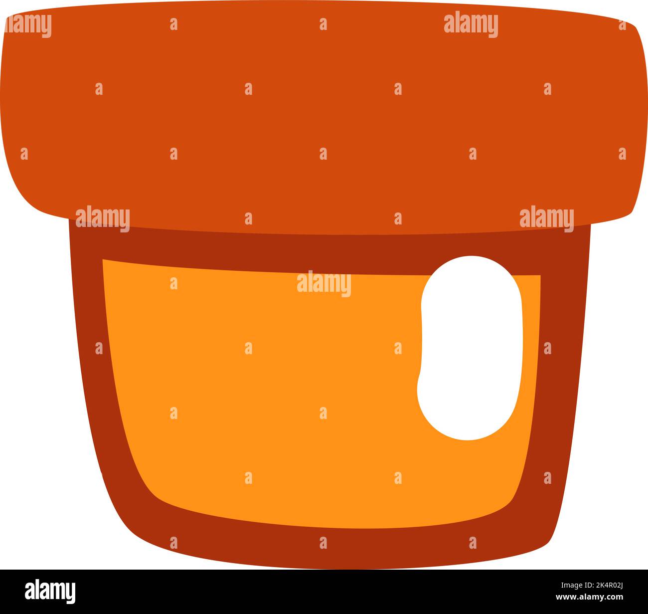 Art gouache, illustration, vector on a white background. Stock Vector