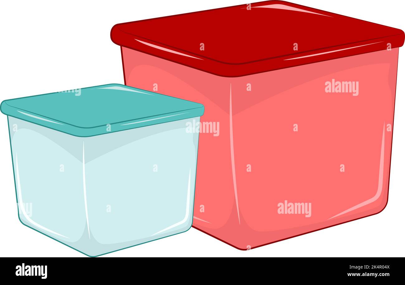 Containers for liquid. Plastic, metal and wood barrel set. Vector  illustration Stock Vector