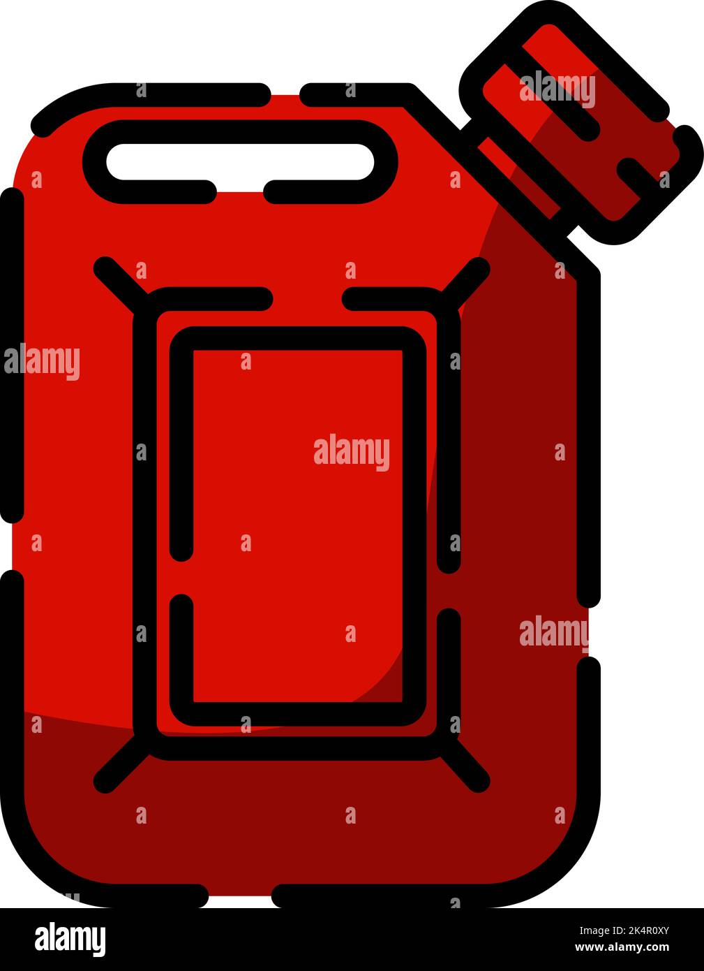 Camping fuel, illustration, vector on a white background. Stock Vector