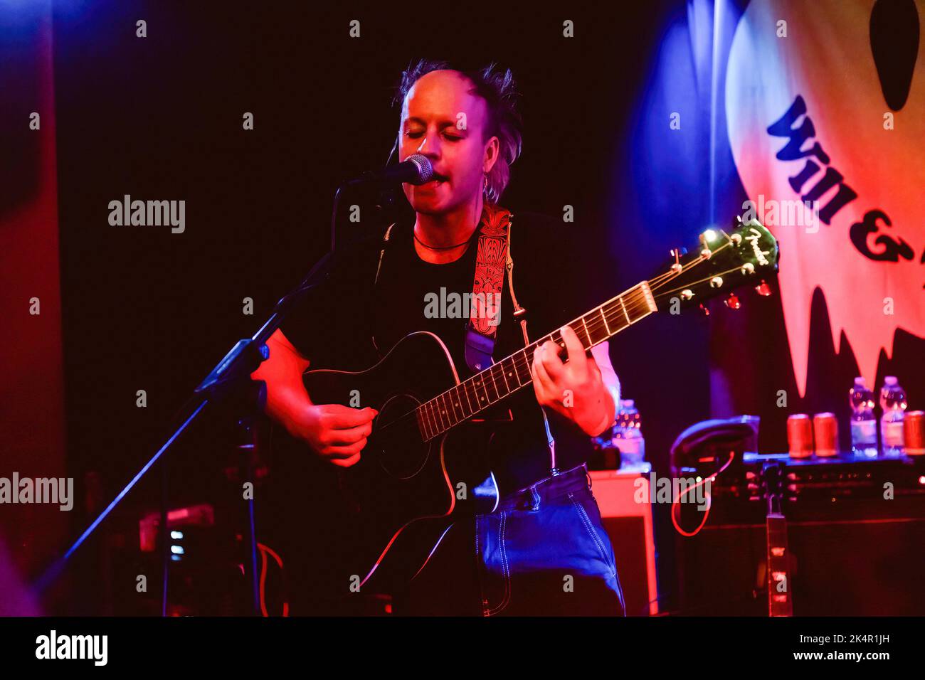 Milano, Italy. 03rd Oct, 2022. Jamie Rendle of the British rock band ...