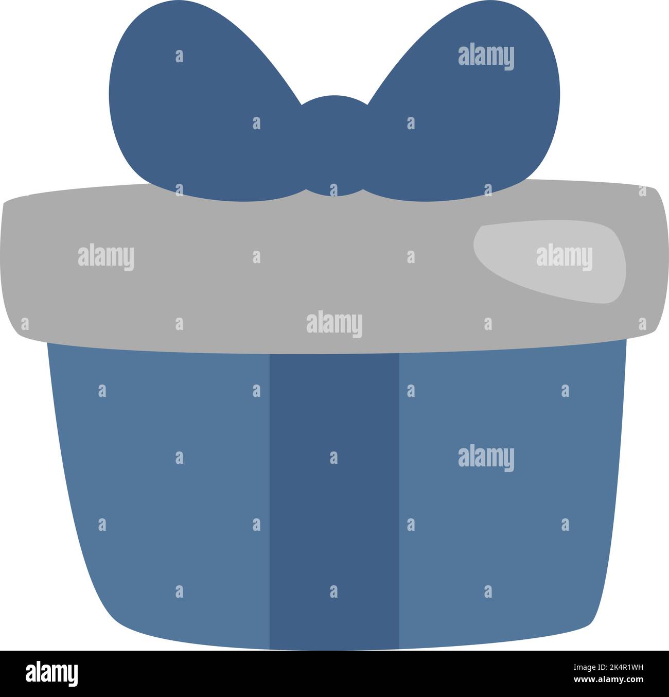 Fathers day present, illustration, vector on a white background Stock ...