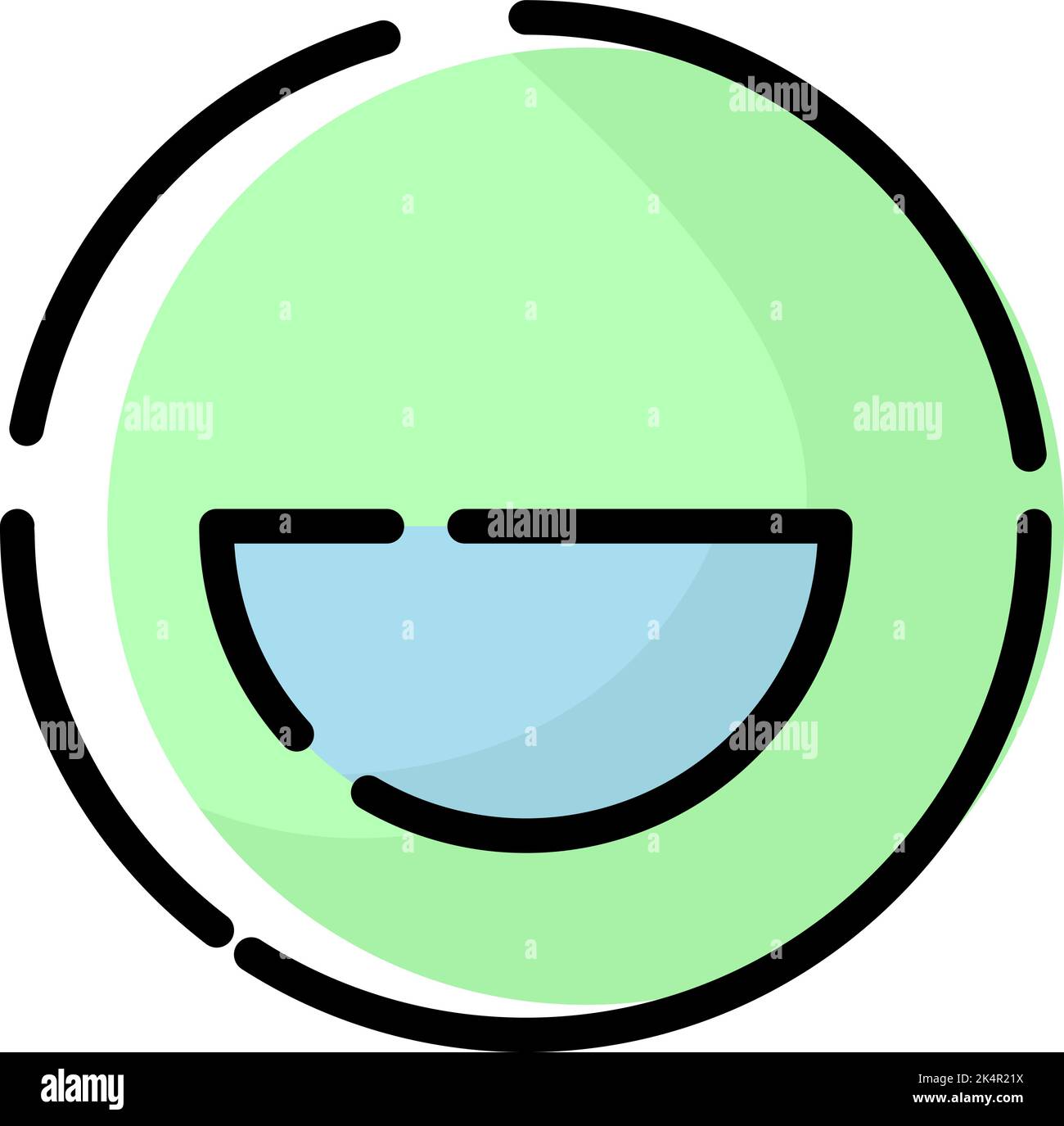 Photo contrast, illustration, vector on a white background. Stock Vector