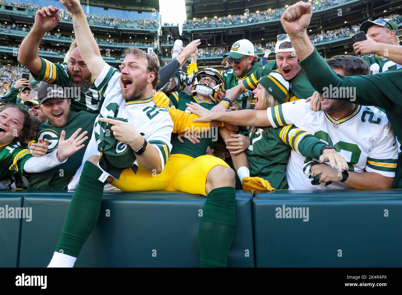 Green Bay, Wisconsin, USA. 2nd Oct, 2022. Green Bay Packers wide