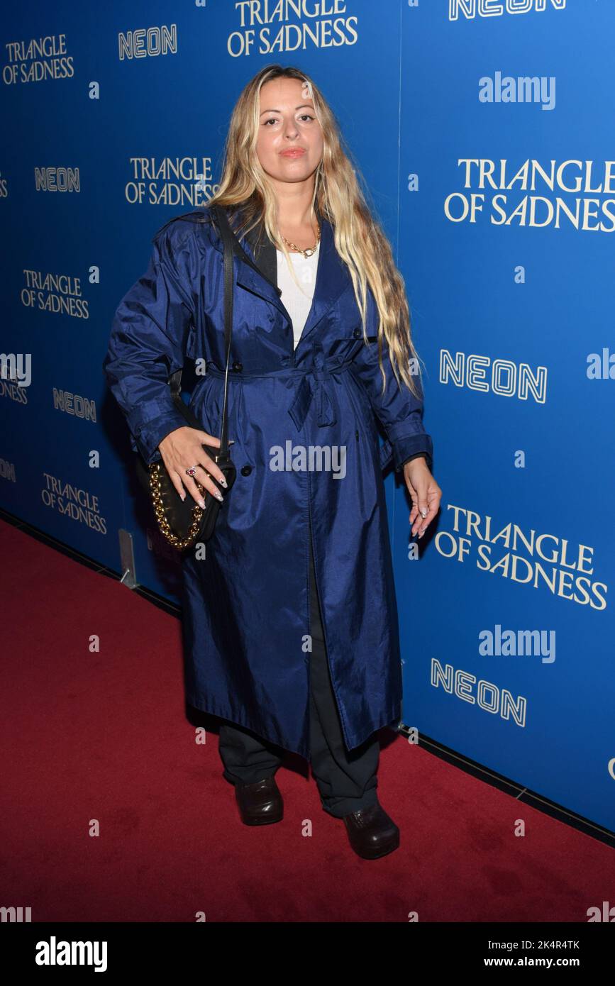 New York, NY, US, October 3, 2022, Crystal Moselle attends the Triangle