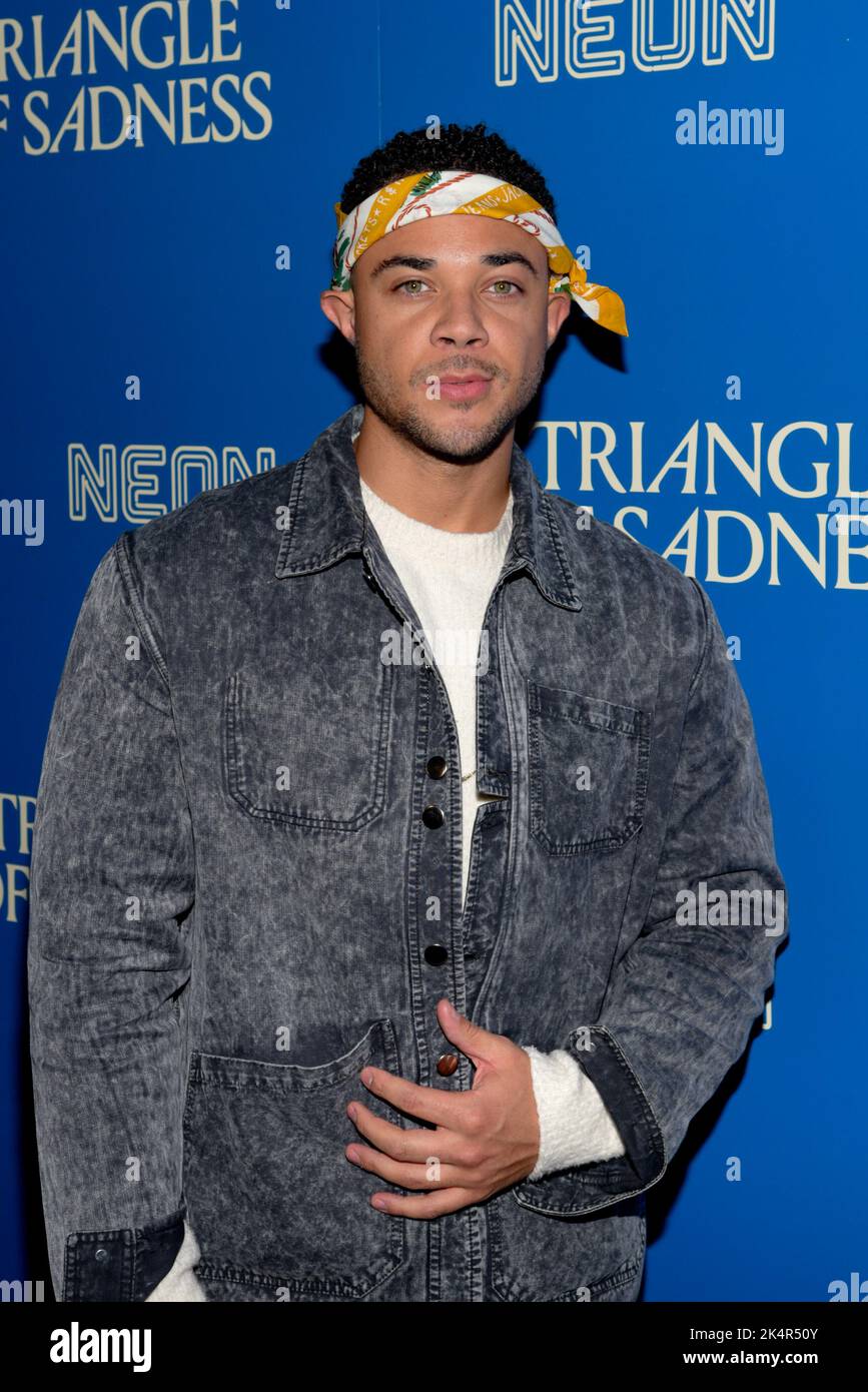 New York, USA. 03rd Oct, 2022. Nick Creegan attends the Triangle of