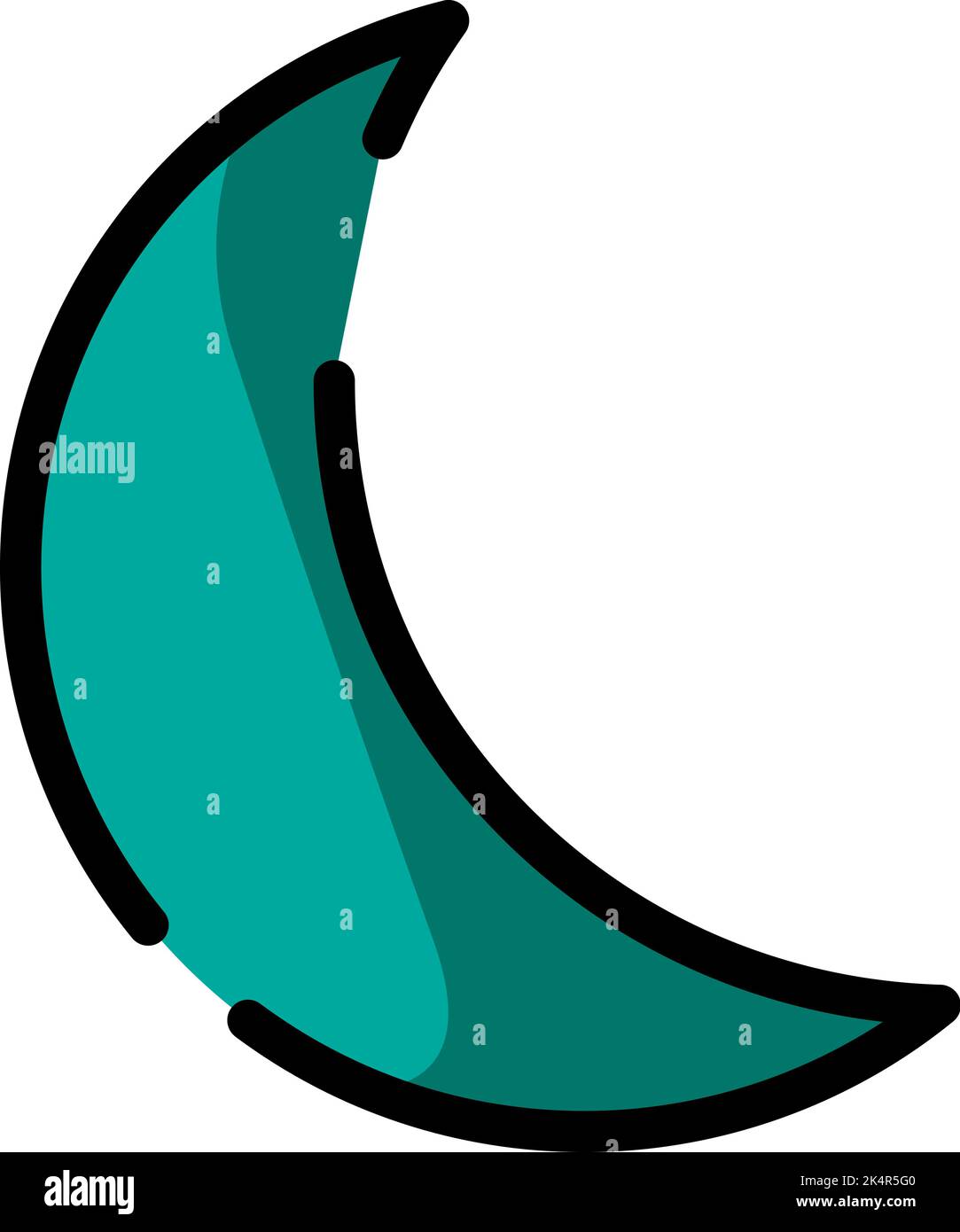 Mobile darkmode, illustration, vector on a white background. Stock Vector