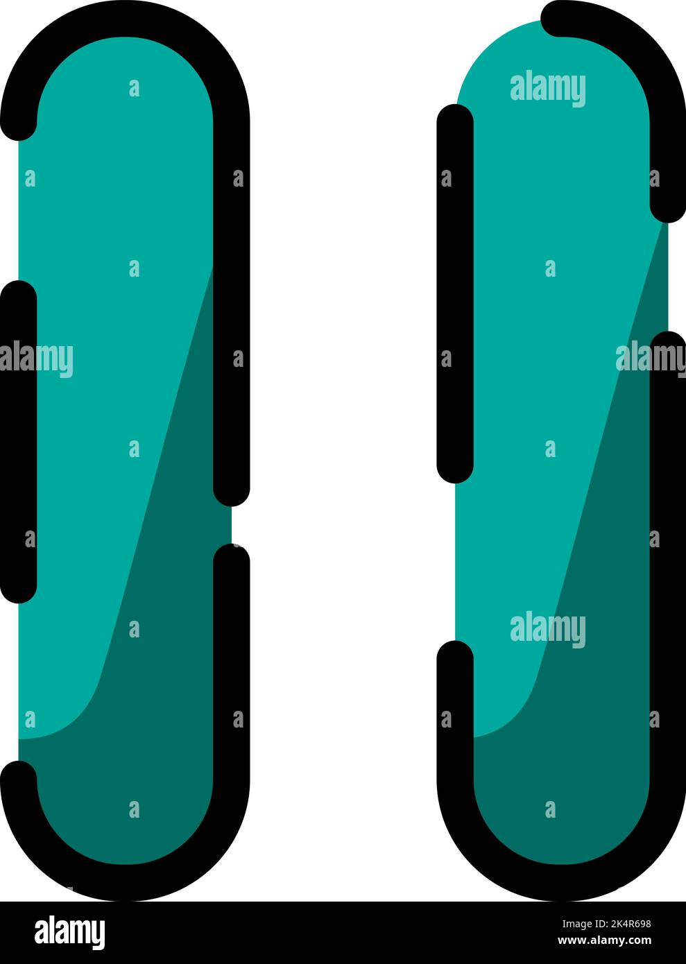 Mobile video pause Cut Out Stock Images Pictures Alamy