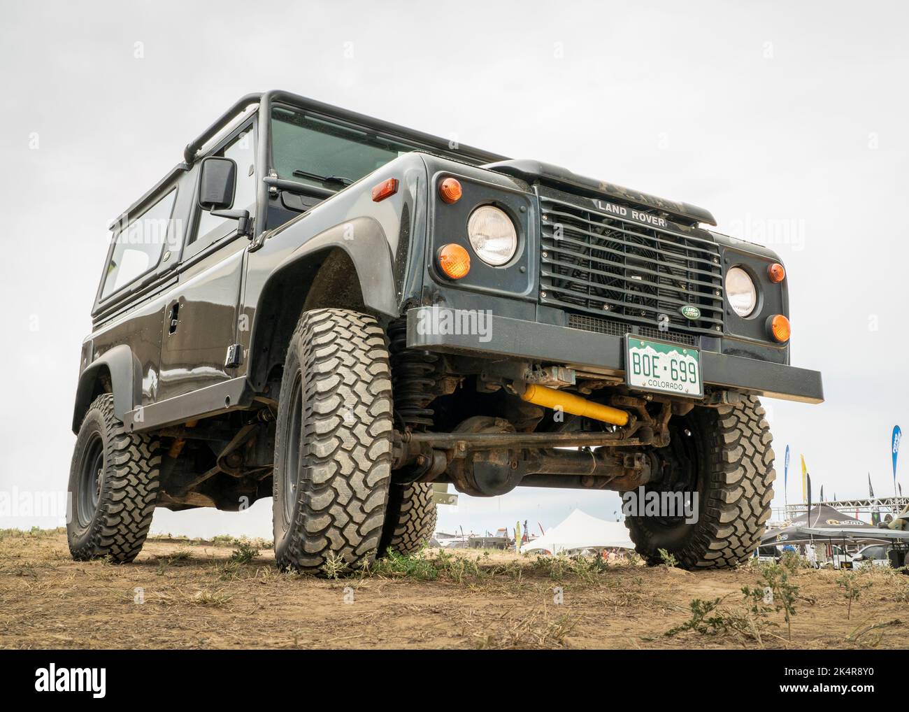 Loveland, CO, USA - August 26, 2022: Low front view of classic Land ...