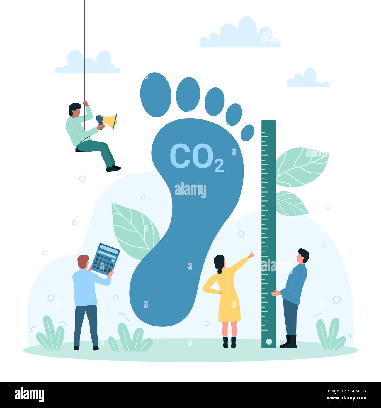 Carbon footprint calculator Cut Out Stock Images & Pictures - Alamy