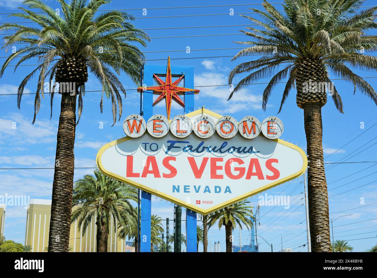 The Las Vegas Welcome Sign in Las Vegas, Nevada,USA Stock Photo - Alamy
