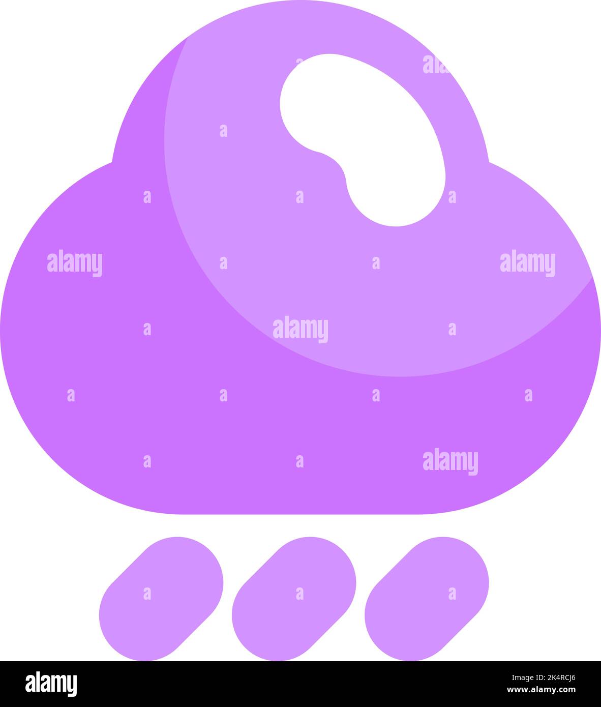 Cartoon rain cloud Cut Out Stock Images & Pictures - Alamy