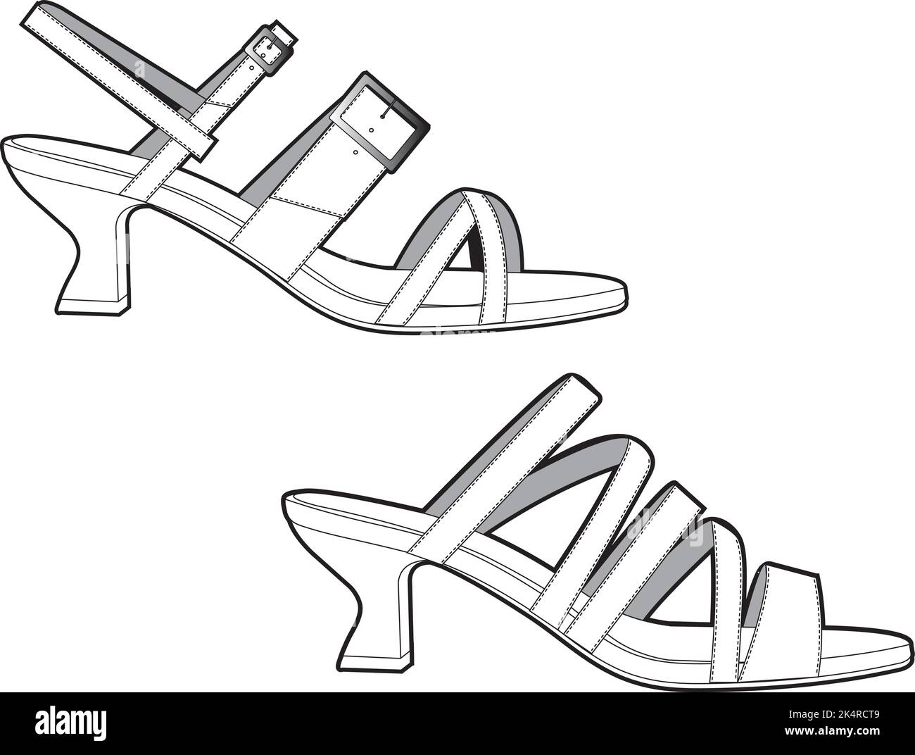 Sandal Clipart Lady Sandal - Sandal Drawing Easy - Free Transparent PNG  Clipart Images Download