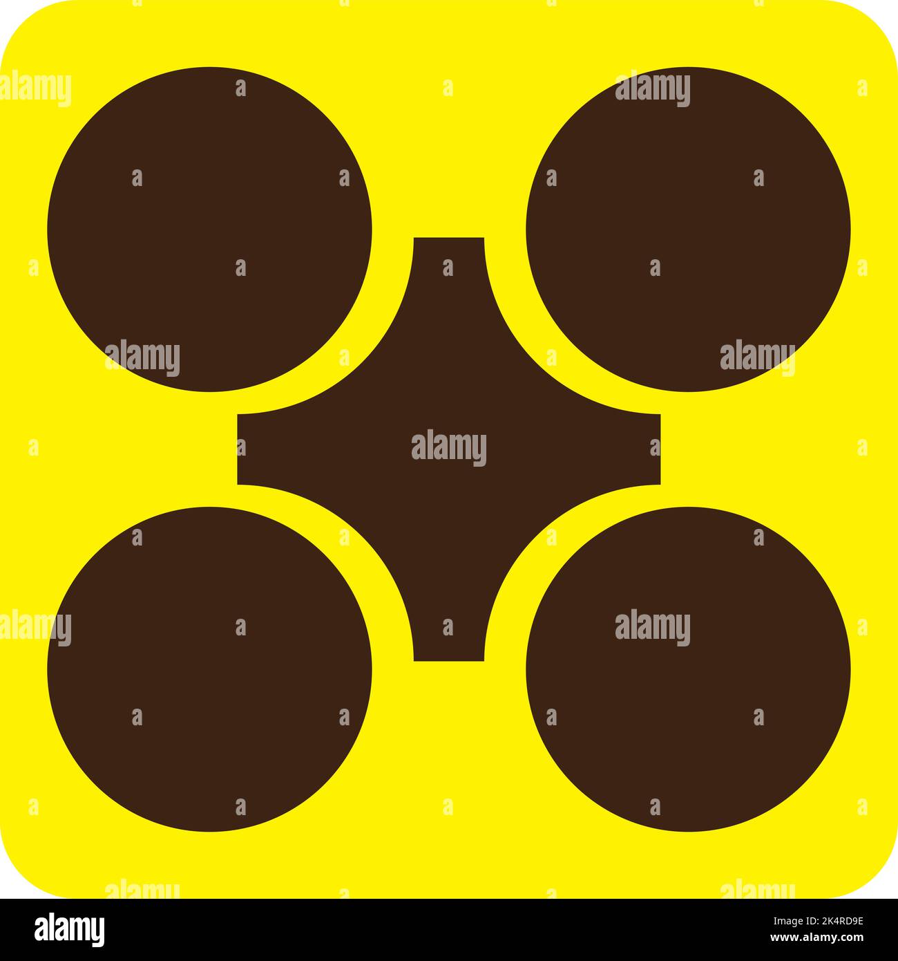Abstract circles, illustration, vector on a white background. Stock Vector