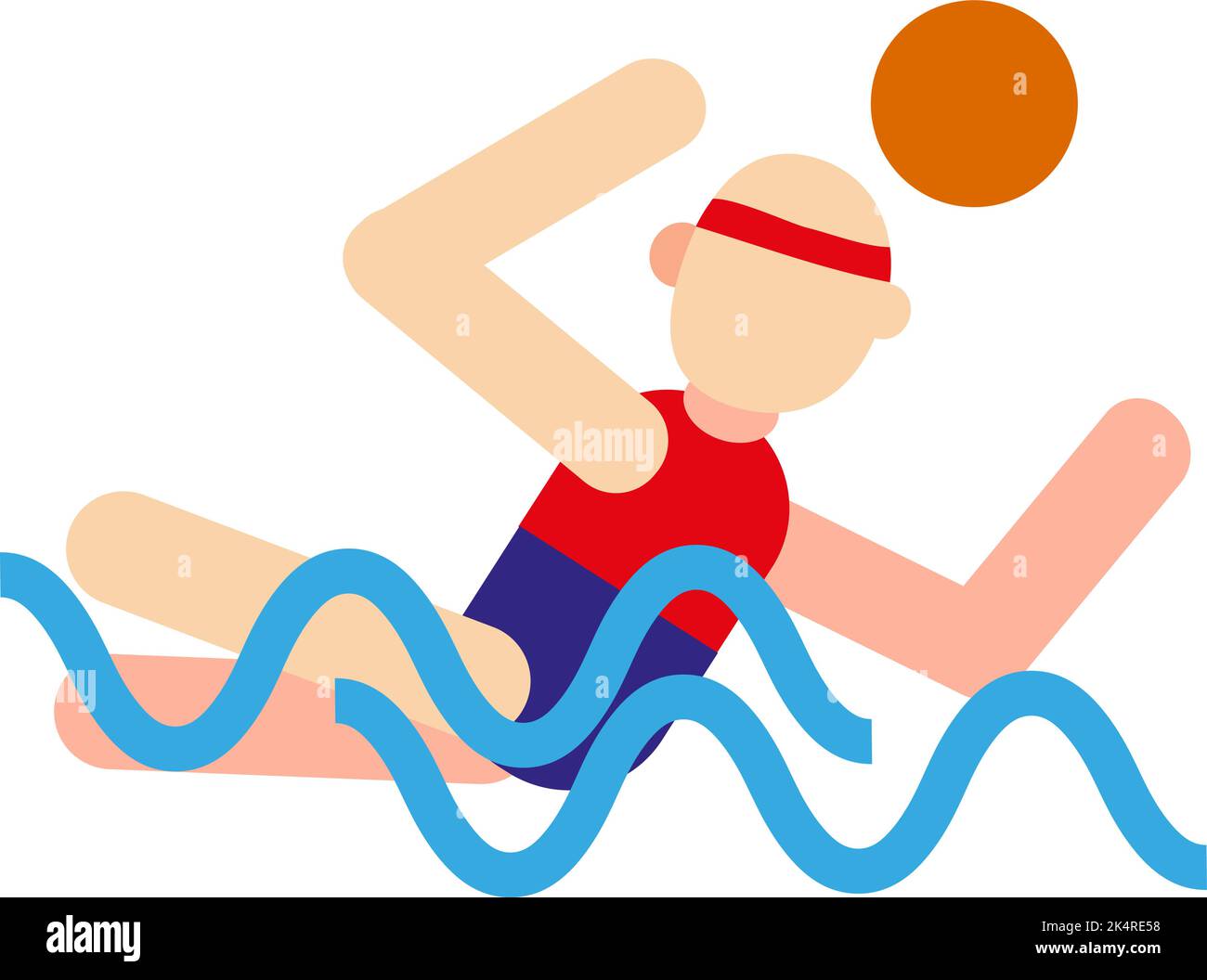 Splash in a swimming pool Stock Vector Images - Alamy
