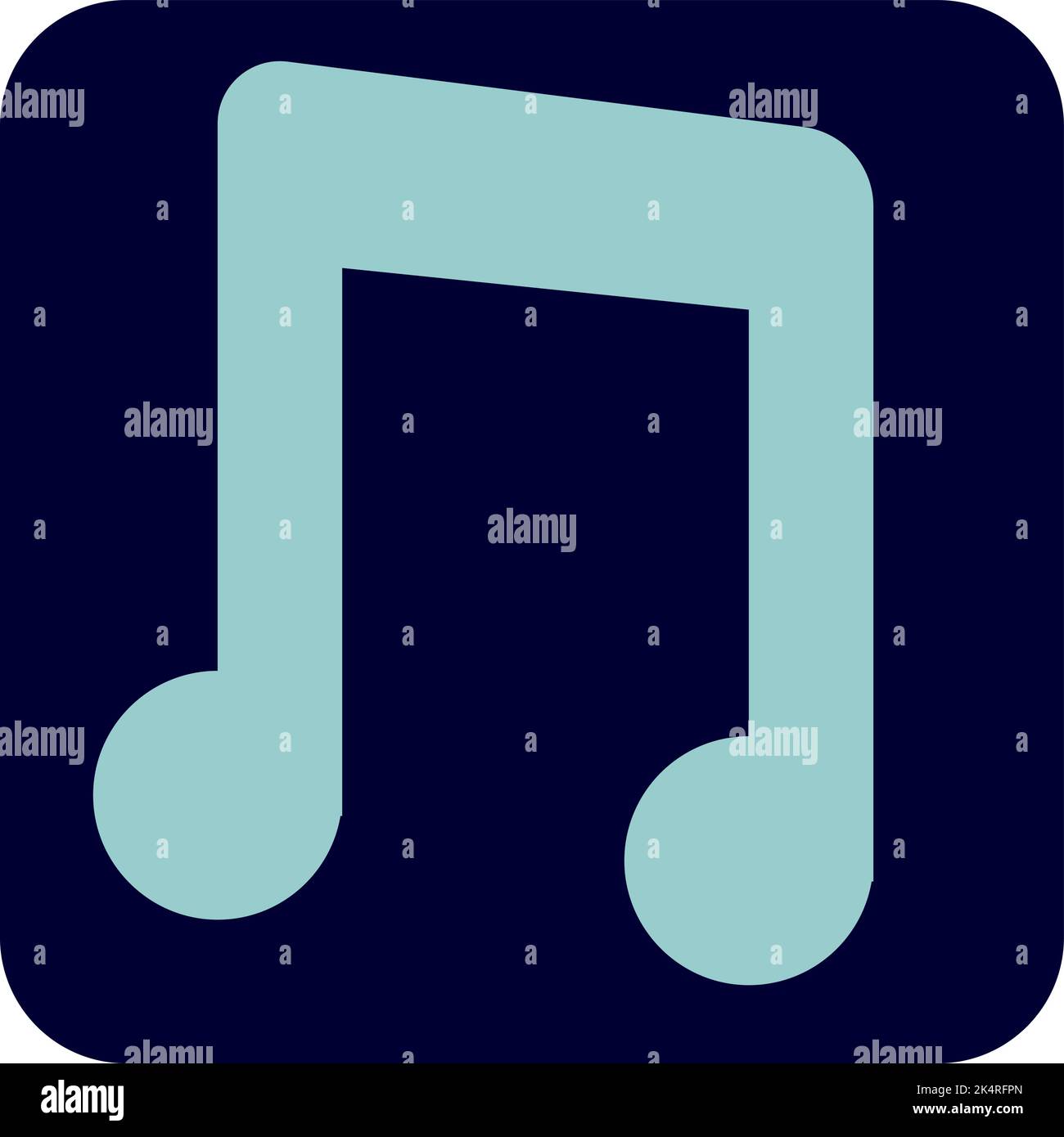 Web music, illustration, vector on a white background. Stock Vector