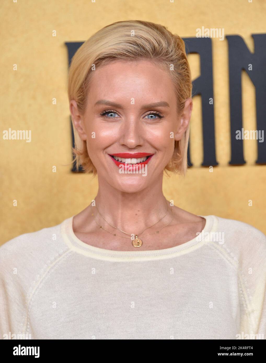 Nicky Whelan attends the red-carpet premiere of the Apple TV+ original ...