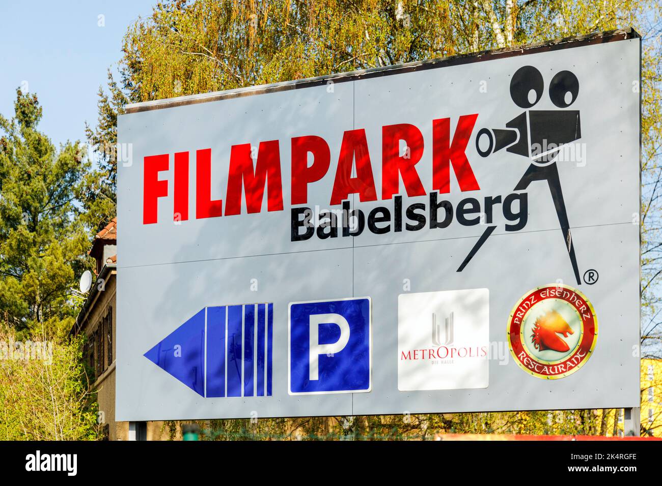 Filmpark Babelsberg in Potsdam Stock Photo