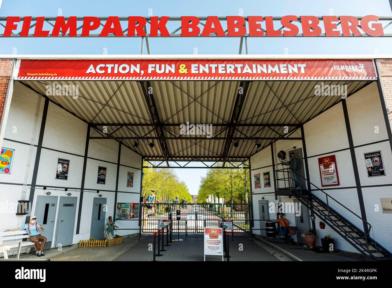 Filmpark Babelsberg in Potsdam Stock Photo