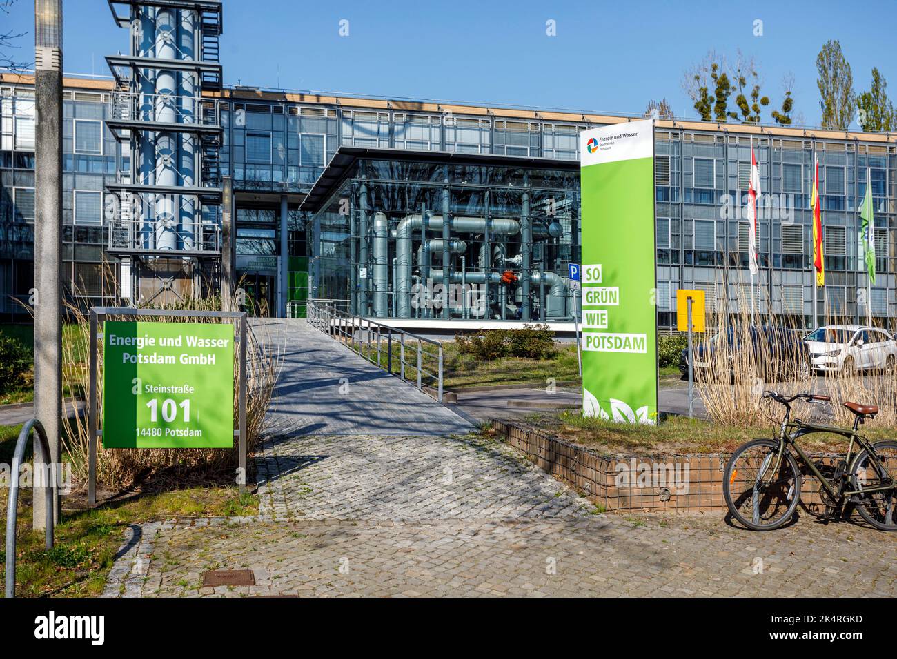 Stadtwerke, Energie und Wasser Potsdam GmbH - Municipal utilities, energy and water Potsdam GmbH Stock Photo