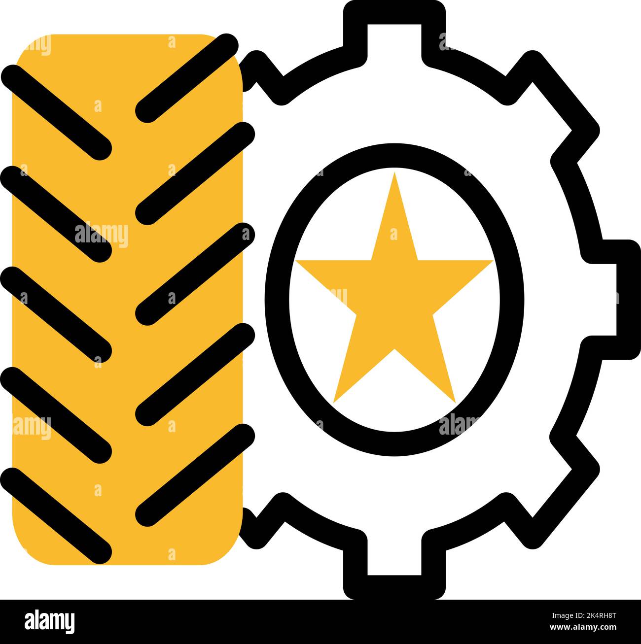 Tire wheel car rim vector hi-res stock photography and images - Alamy
