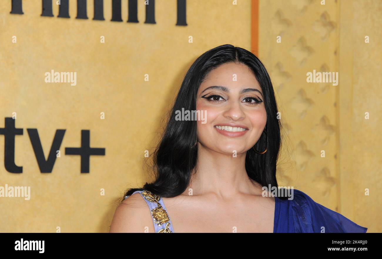 Los Angeles, CA. 3rd Oct, 2022. Rachel Kamath at arrivals for SHANTARAM Series Premiere on Apple TV , Regency Bruin Theatre, Los Angeles, CA October 3, 2022. Credit: Elizabeth Goodenough/Everett Collection/Alamy Live News Stock Photo
