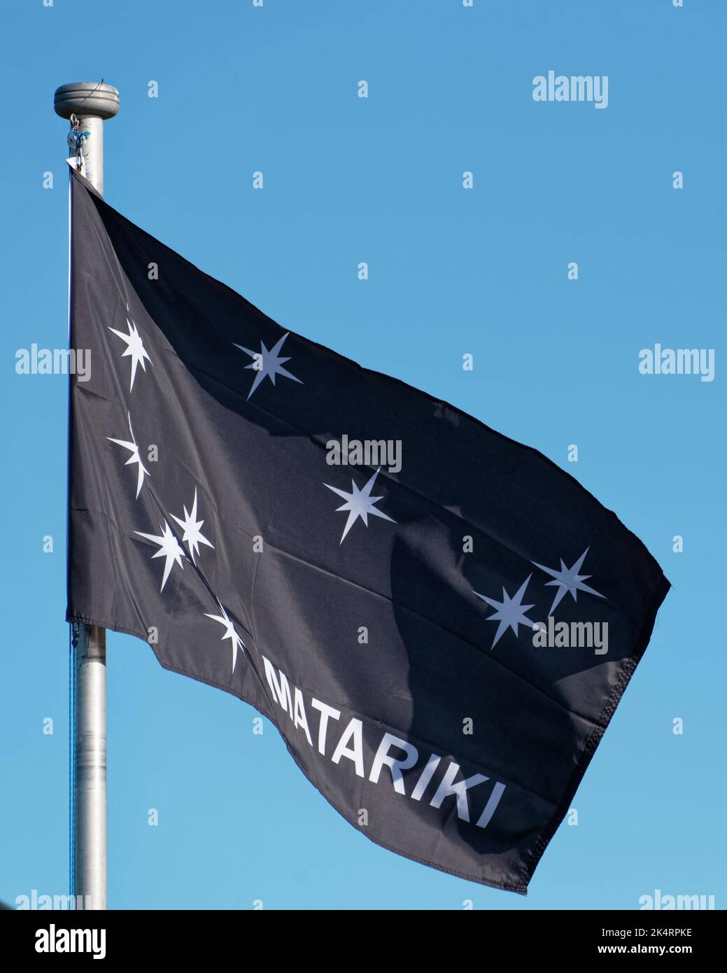 Matariki is signified by the Matariki cluster of stars reappearing in Aotearoa New Zealand's night sky. It is a time of reflection, celebration and pl Stock Photo