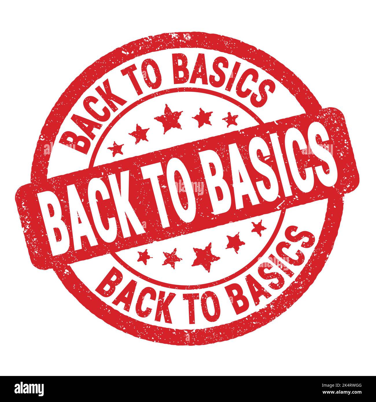 Back to basics stamp hi-res stock photography and images - Alamy