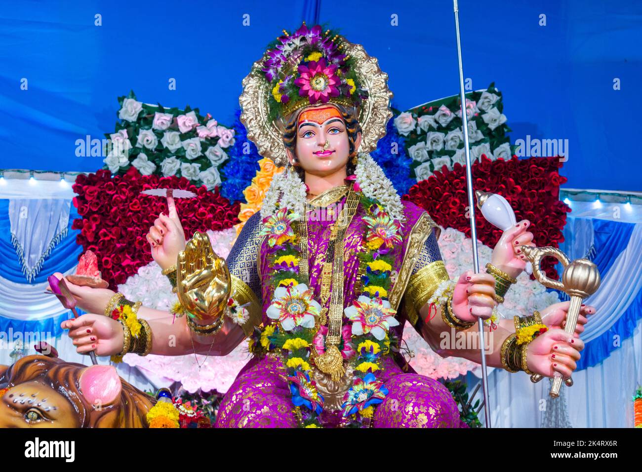 Durga kali puja navratri hi-res stock photography and images - Alamy