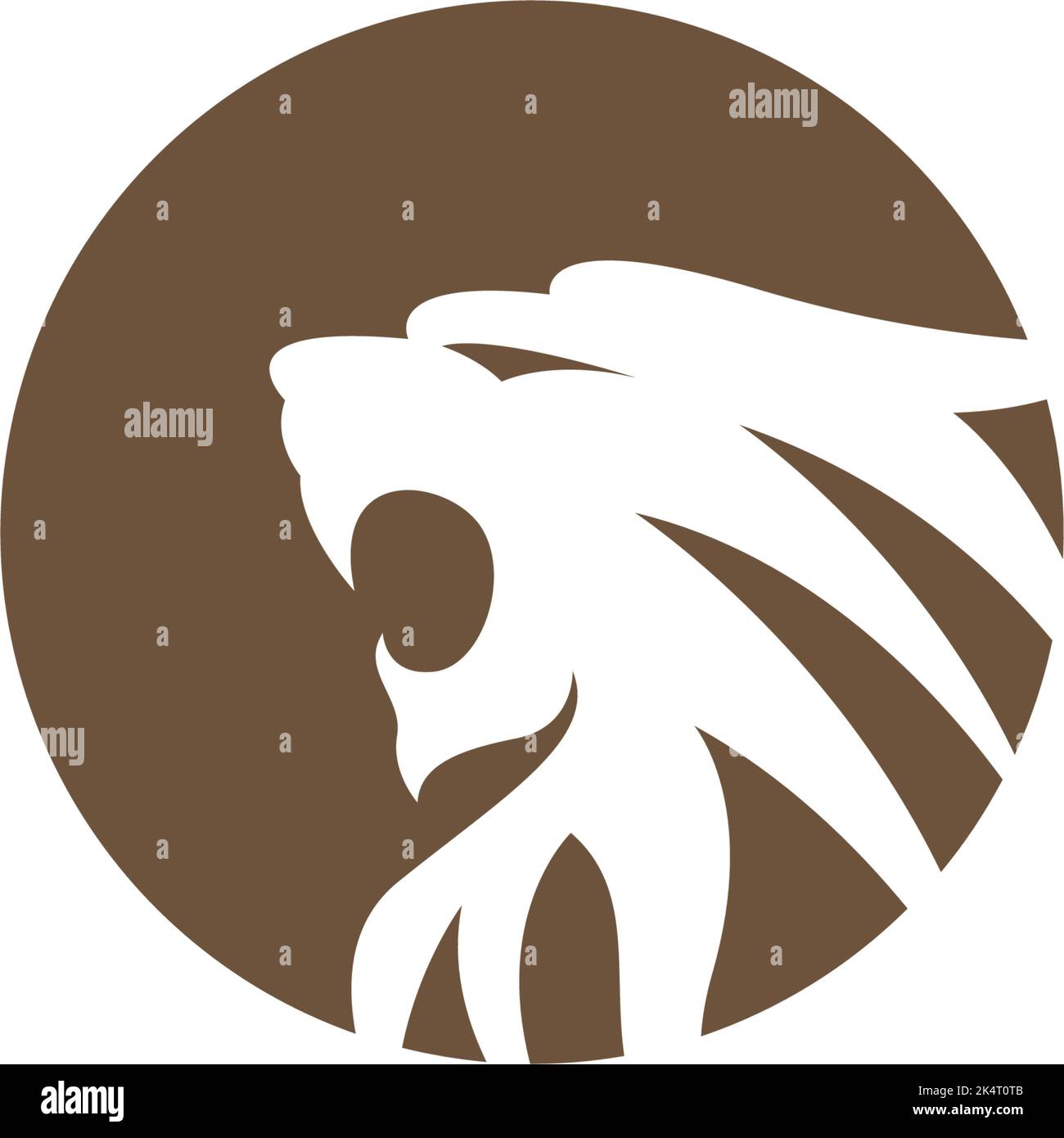 Lion icon logo design illustration template Stock Vector Image & Art ...