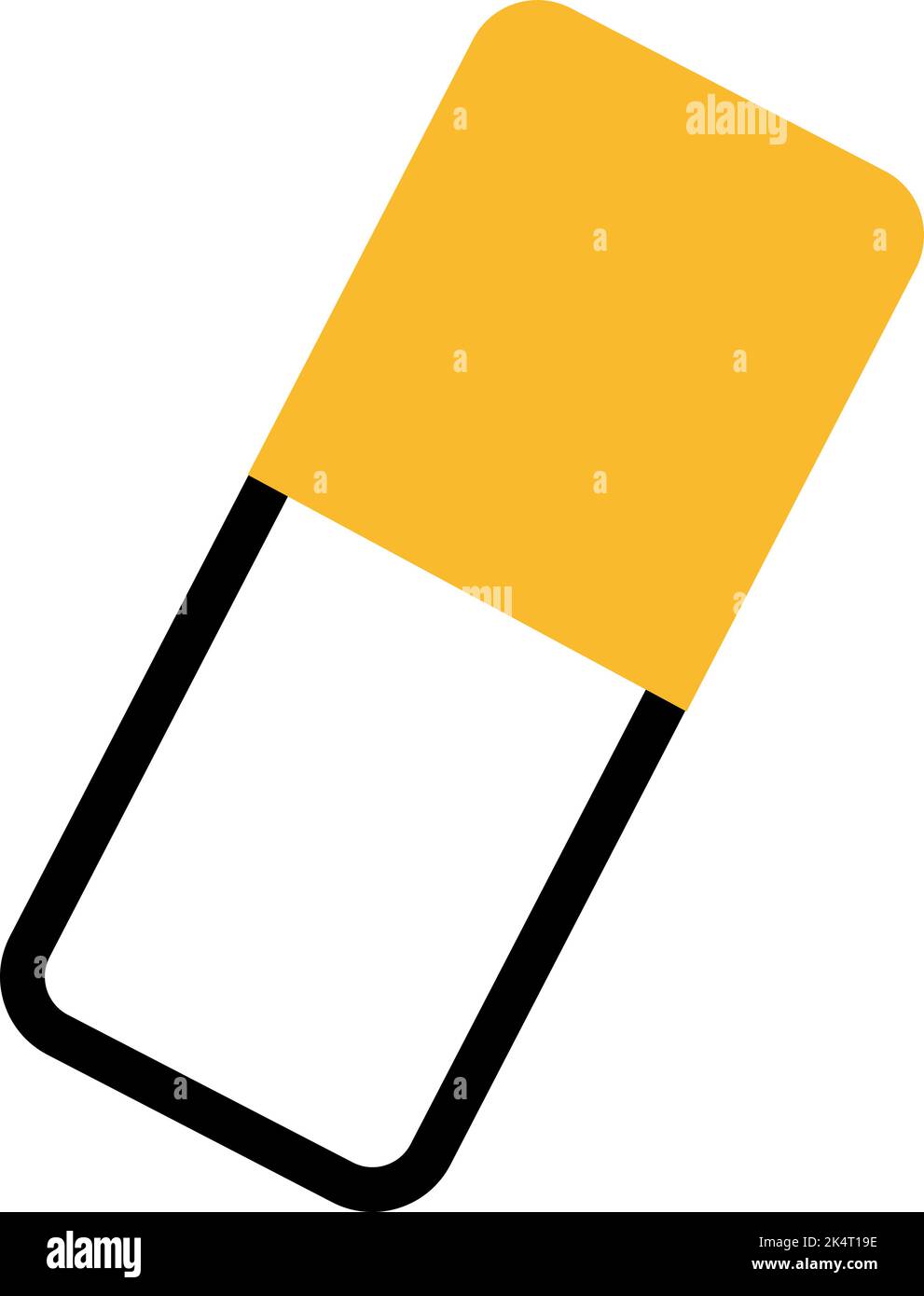 Photo editor eraser, illustration, vector on a white background Stock