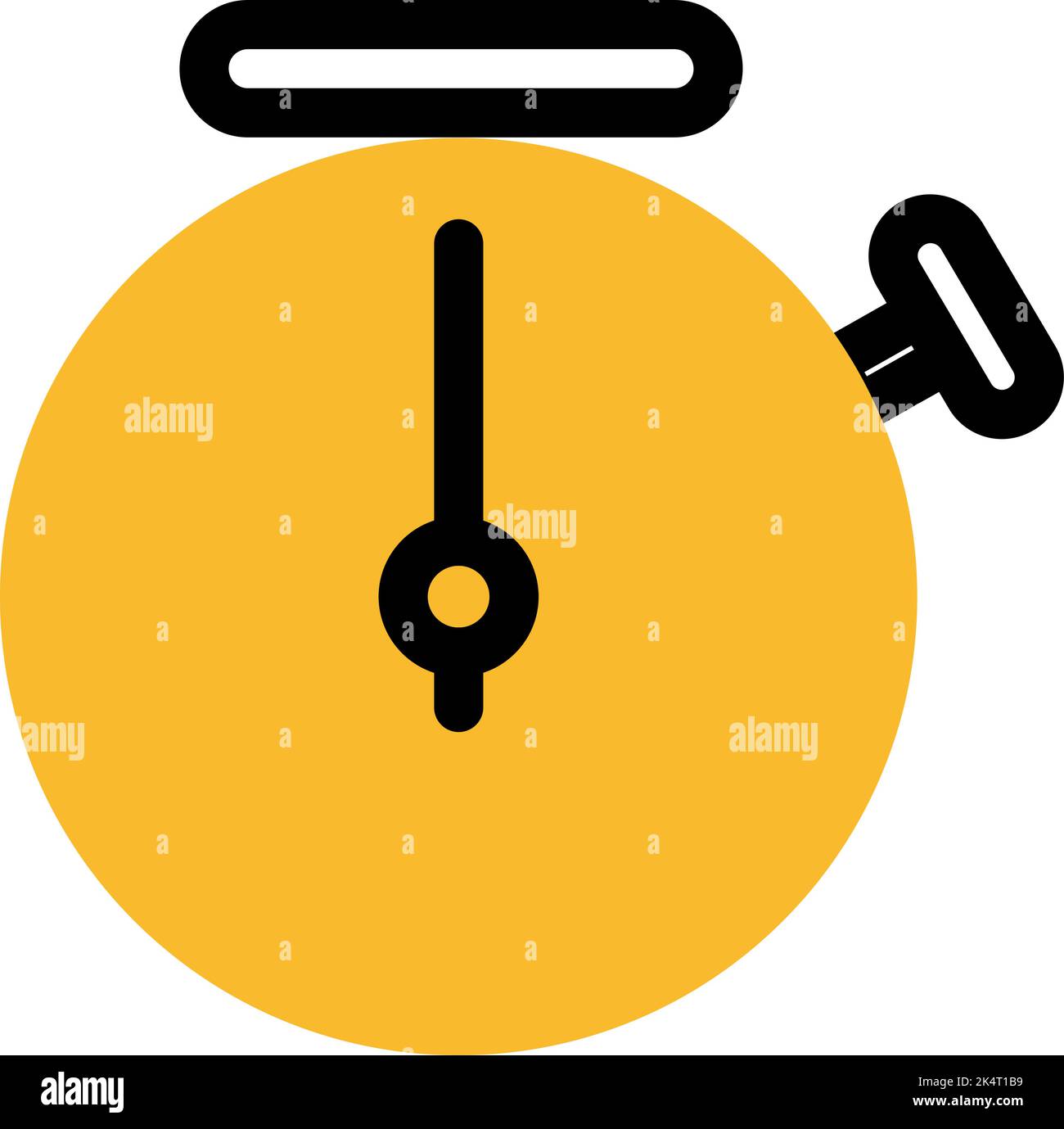 Photo editor timer, illustration, vector on a white background. Stock Vector