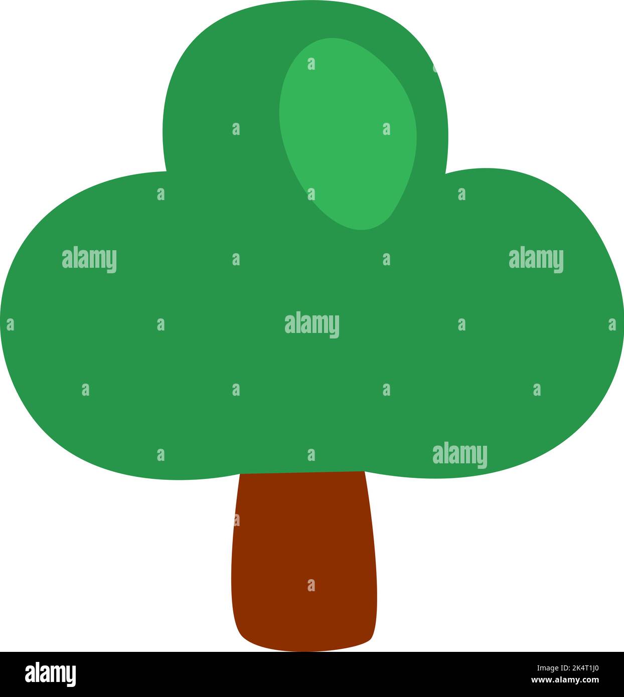 Green forest pattern Cut Out Stock Images & Pictures - Alamy