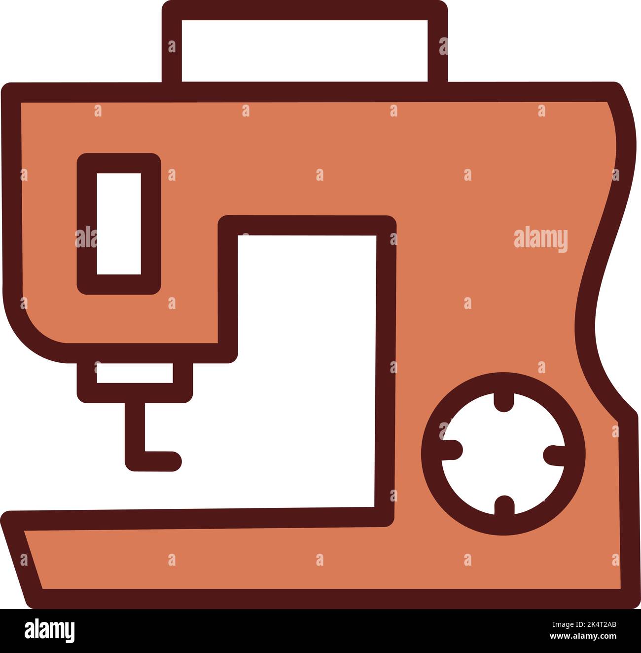 Manual Sewing Machine Vector Icon Stock Illustration - Download Image Now - Sewing  Machine, Logo, Sewing - iStock