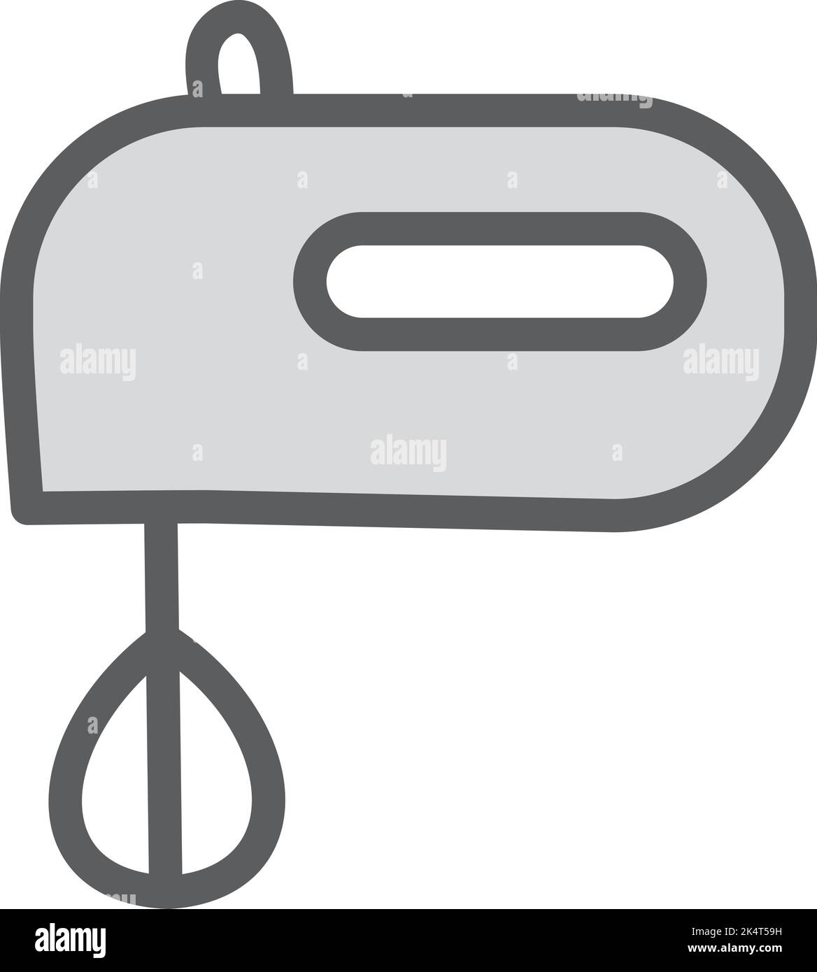 Kitchen mixer, illustration, vector on a white background. Stock Vector
